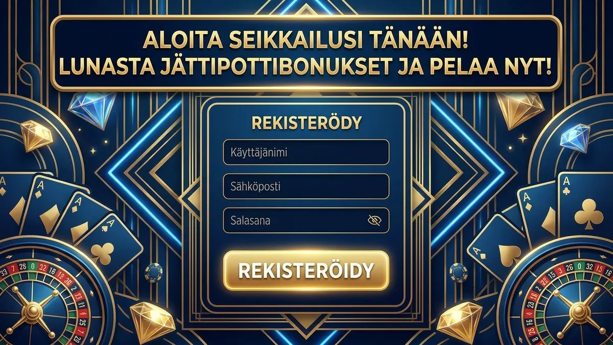 Rekisteröidy bonuksella